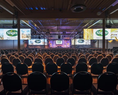 congres Sligro Audiovisuele techniek en congresdecor