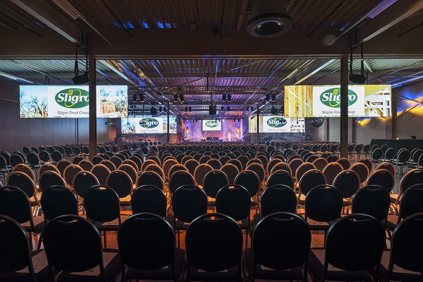 congres Sligro Audiovisuele techniek en congresdecor