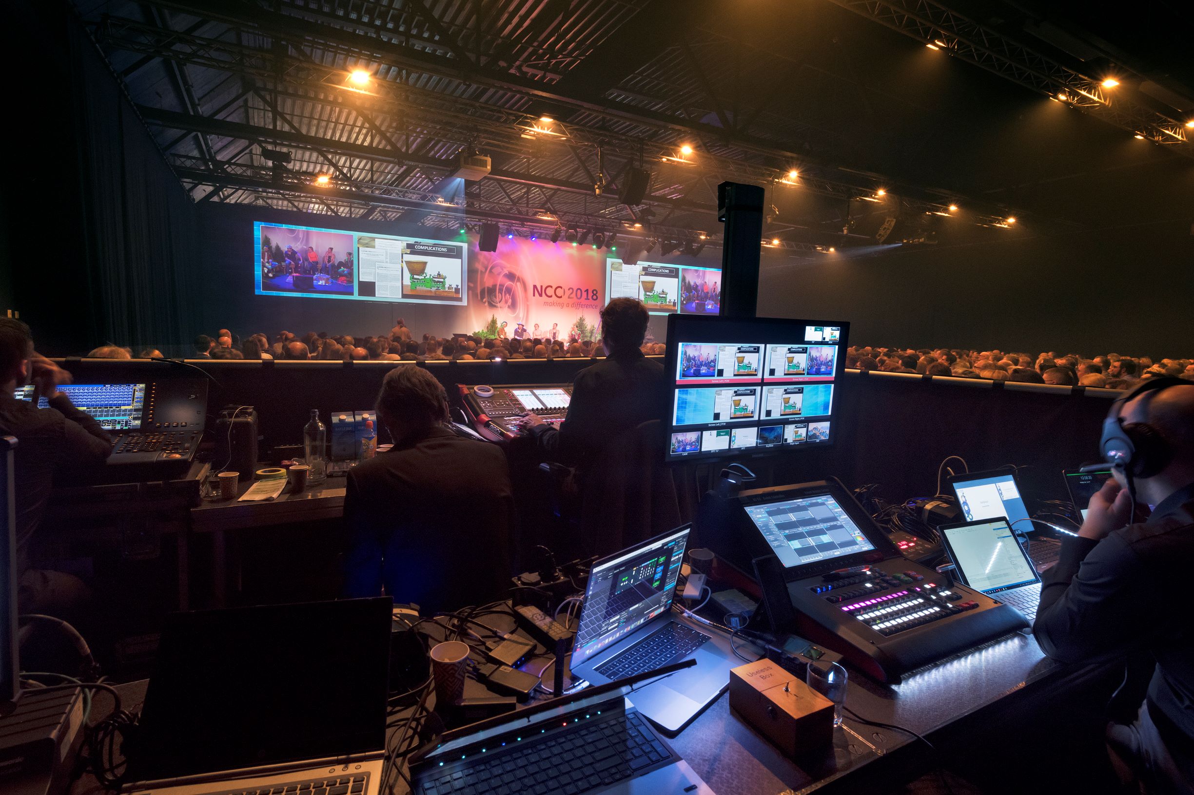 Audiovisuele middelen voor congres NCC 2018 Koningshof Veldhoven